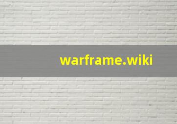 warframe.wiki