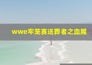 wwe牢笼赛送葬者之血腥