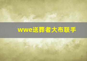 wwe送葬者大布联手