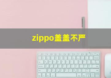 zippo盖盖不严