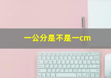 一公分是不是一cm