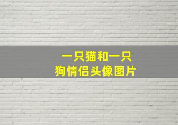 一只猫和一只狗情侣头像图片