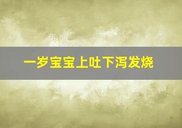 一岁宝宝上吐下泻发烧