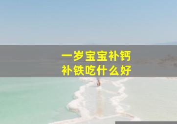 一岁宝宝补钙补铁吃什么好