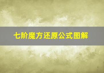 七阶魔方还原公式图解