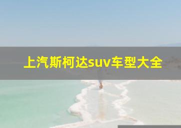 上汽斯柯达suv车型大全