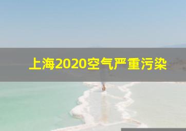 上海2020空气严重污染