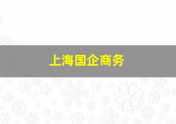 上海国企商务