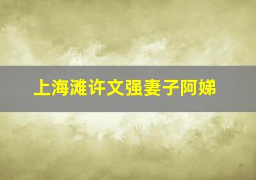 上海滩许文强妻子阿娣