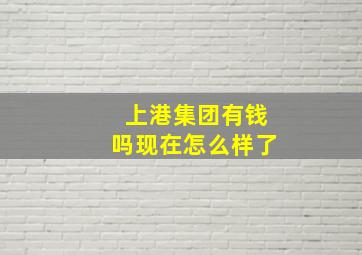 上港集团有钱吗现在怎么样了