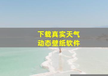 下载真实天气动态壁纸软件