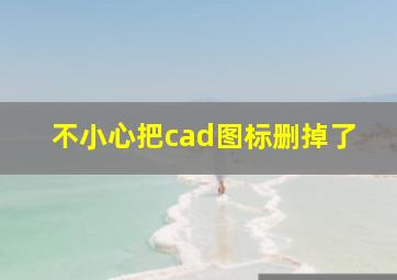 不小心把cad图标删掉了