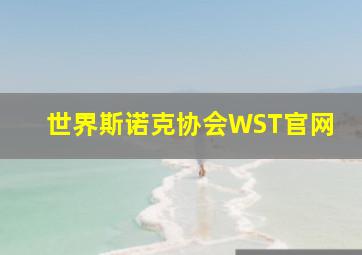 世界斯诺克协会WST官网