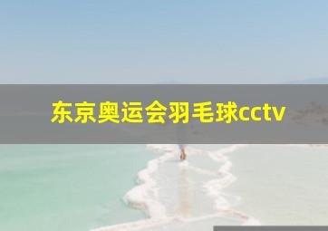 东京奥运会羽毛球cctv