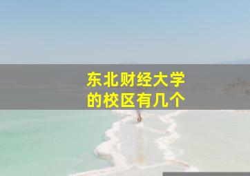 东北财经大学的校区有几个