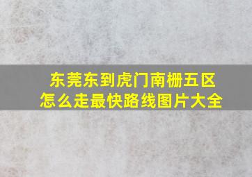 东莞东到虎门南栅五区怎么走最快路线图片大全