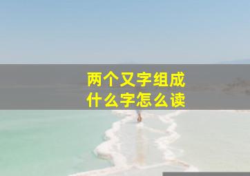 两个又字组成什么字怎么读