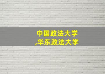 中国政法大学,华东政法大学