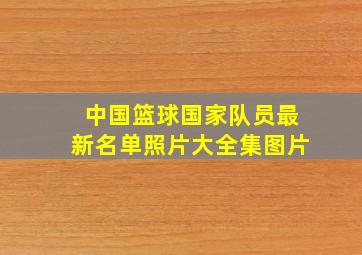 中国篮球国家队员最新名单照片大全集图片