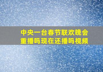 中央一台春节联欢晚会重播吗现在还播吗视频