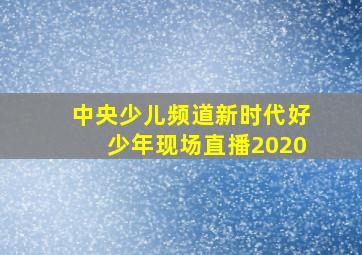 中央少儿频道新时代好少年现场直播2020