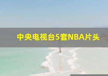 中央电视台5套NBA片头