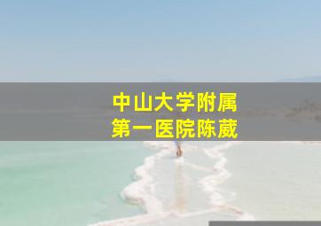 中山大学附属第一医院陈葳