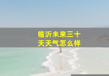 临沂未来三十天天气怎么样