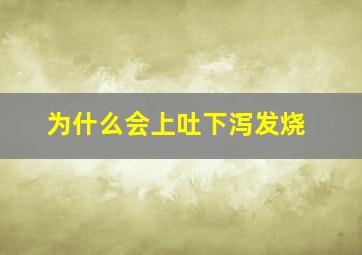 为什么会上吐下泻发烧