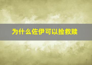 为什么佐伊可以捡救赎