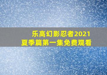 乐高幻影忍者2021夏季篇第一集免费观看