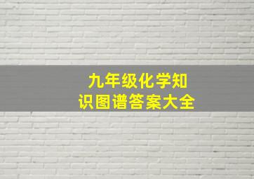 九年级化学知识图谱答案大全