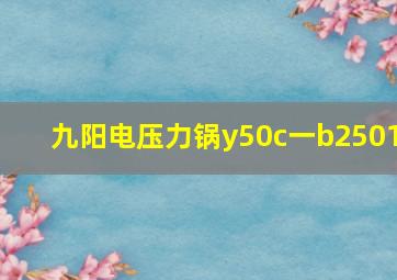 九阳电压力锅y50c一b2501