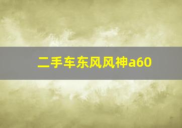 二手车东风风神a60