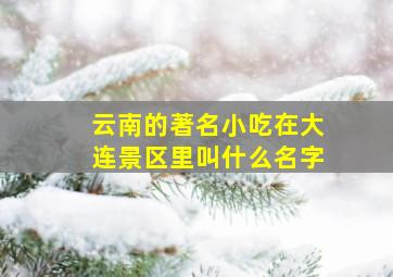 云南的著名小吃在大连景区里叫什么名字