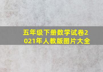 五年级下册数学试卷2021年人教版图片大全