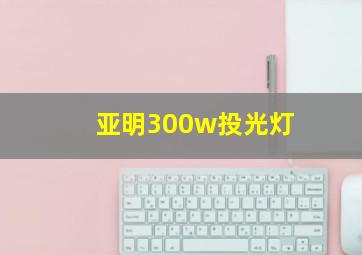 亚明300w投光灯