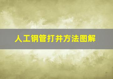 人工钢管打井方法图解