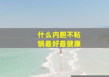 什么内胆不粘锅最好最健康