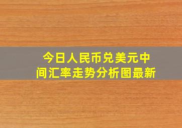 今日人民币兑美元中间汇率走势分析图最新