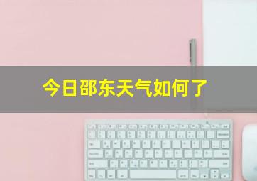 今日邵东天气如何了