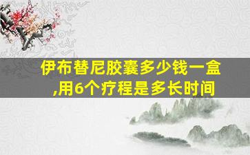 伊布替尼胶囊多少钱一盒,用6个疗程是多长时间