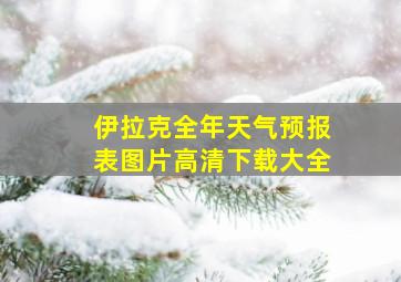 伊拉克全年天气预报表图片高清下载大全