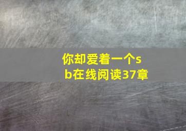 你却爱着一个sb在线阅读37章