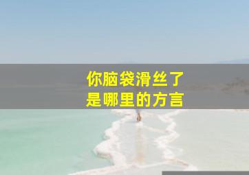 你脑袋滑丝了是哪里的方言