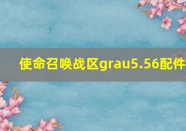 使命召唤战区grau5.56配件