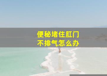 便秘堵住肛门不排气怎么办