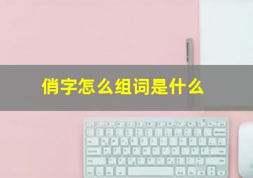 俏字怎么组词是什么