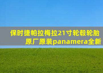 保时捷帕拉梅拉21寸轮毂轮胎原厂原装panamera全新