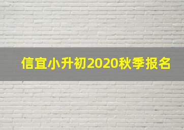 信宜小升初2020秋季报名